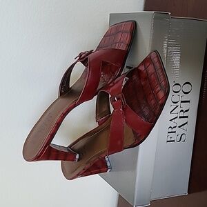 Franco Sarto Red Sandals